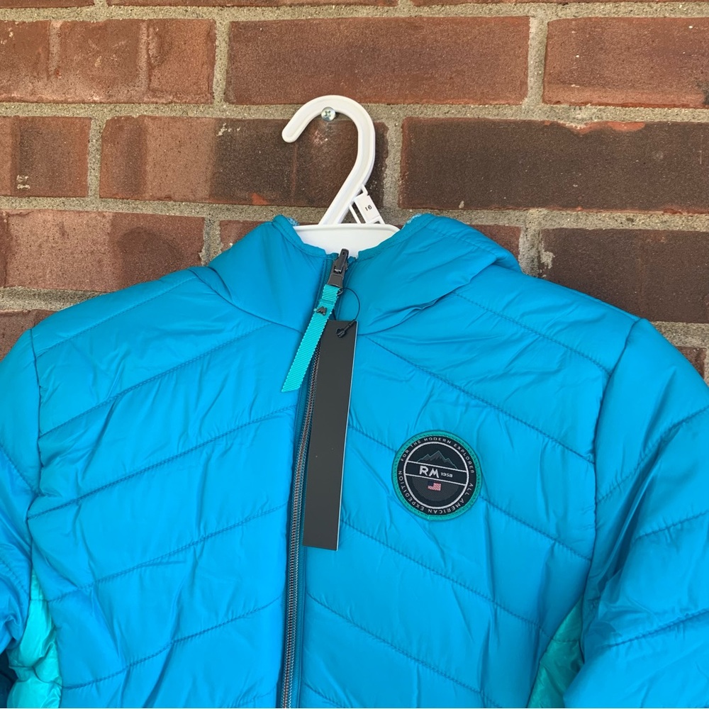NWT RM 1958 Girls Heat Insulated Reversible Jacket Water repellent sz 14 - Picture 2 of 11